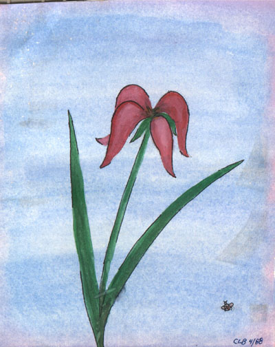 Drawing by Cathy in 1988.